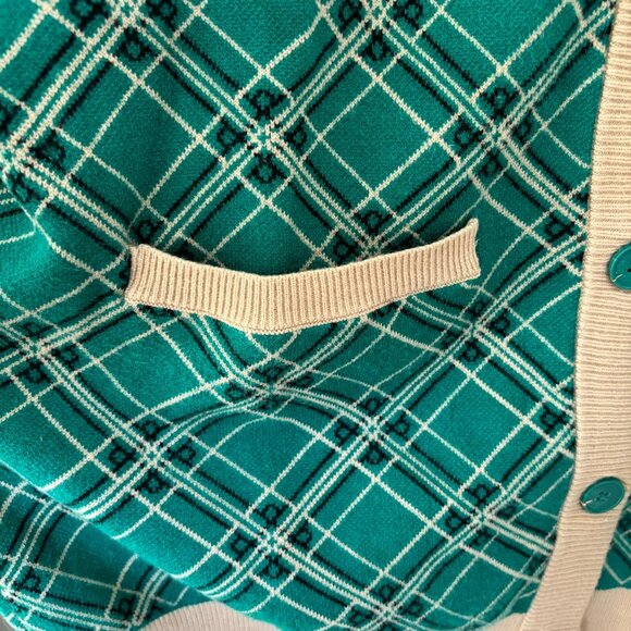 Geometric Jacquard Cardigan - Picture 4 of 6